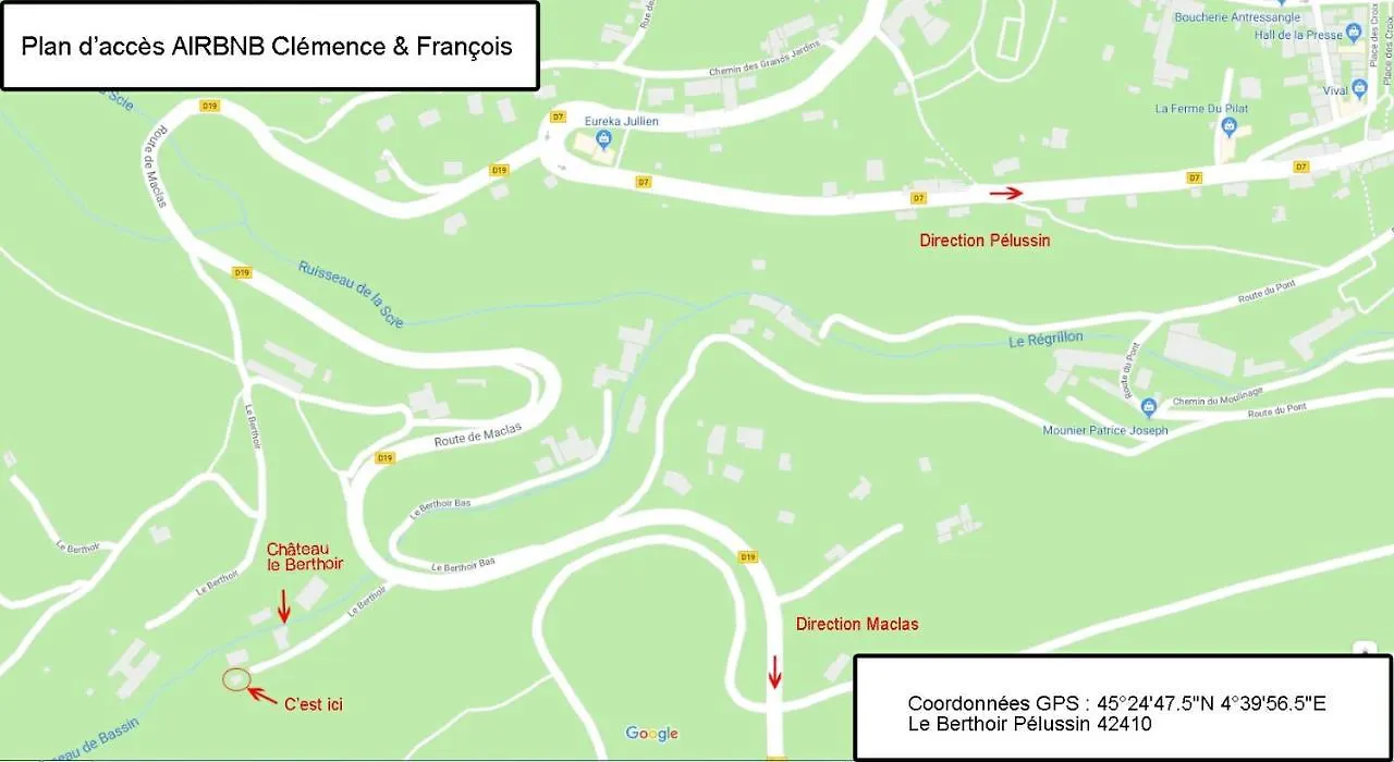 Apartment Gite Au Coeur Du Parc Naturel Regional Du Pilat Pelussin France